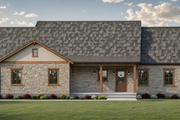 Farmhouse Style House Plan - 3 Beds 2.5 Baths 1812 Sq/Ft Plan #21-531 Exterior 