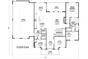 Farmhouse Style House Plan - 4 Beds 3.5 Baths 3649 Sq/Ft Plan #1089-32 Floor 