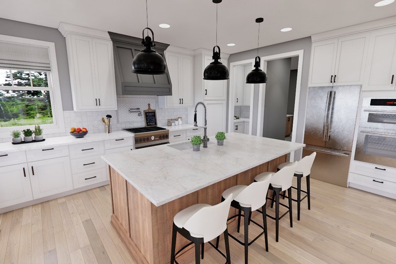 House Design - Interior - Kitchen 2 for Traditional House Plan #51-1257 - 3 bed, 3.5 bath