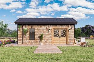 Architectural House Design - Cottage Exterior - Front Elevation Plan #1106-197