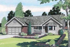 Traditional Exterior - Front Elevation Plan #312-377