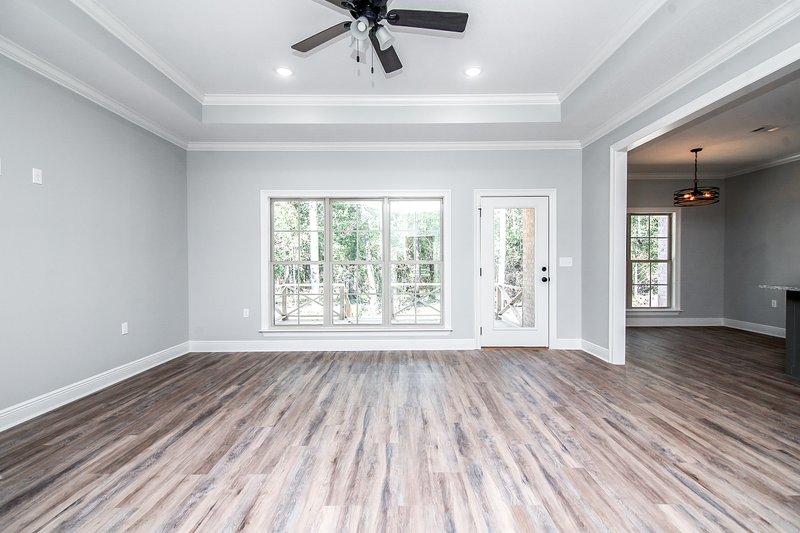 Architectural House Design - Interior - Family Room 1 for Ranch House Plan #430-93 - 4 bed, 2 bath