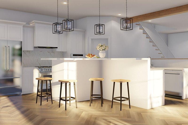 Home Plan - Interior - Kitchen for Farmhouse House Plan #923-318 - 3 bed, 3 bath