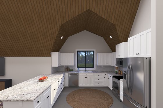 Interior - Kitchen for Barndominium House Plan #1060-270 - 3 bed, 3.5 bath