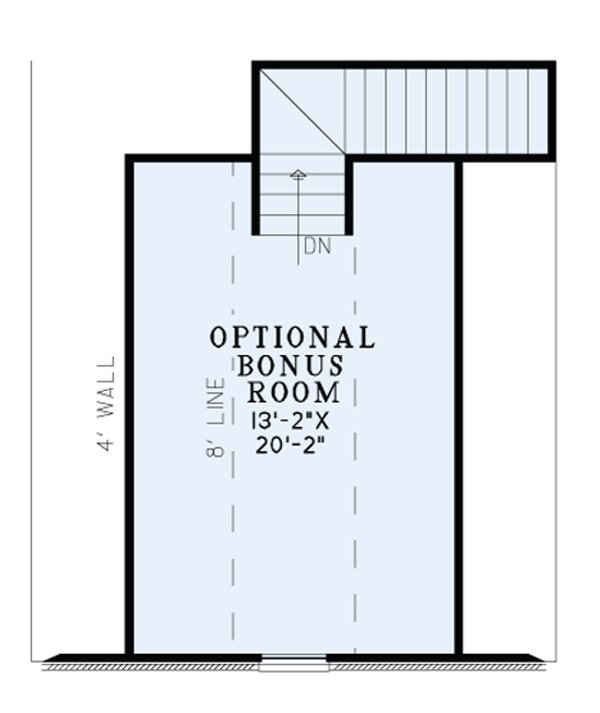 European Floor Plan - Upper Floor Plan #17-2483