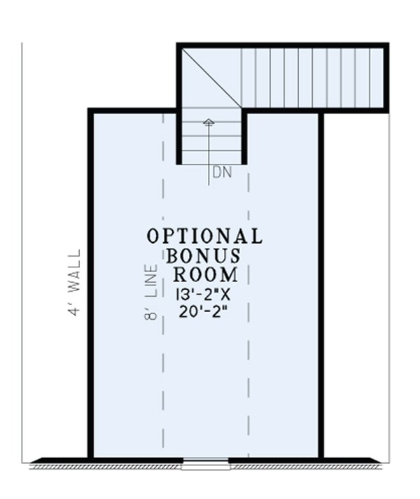 House Plan Design - European Floor Plan - Upper Floor Plan #17-2483
