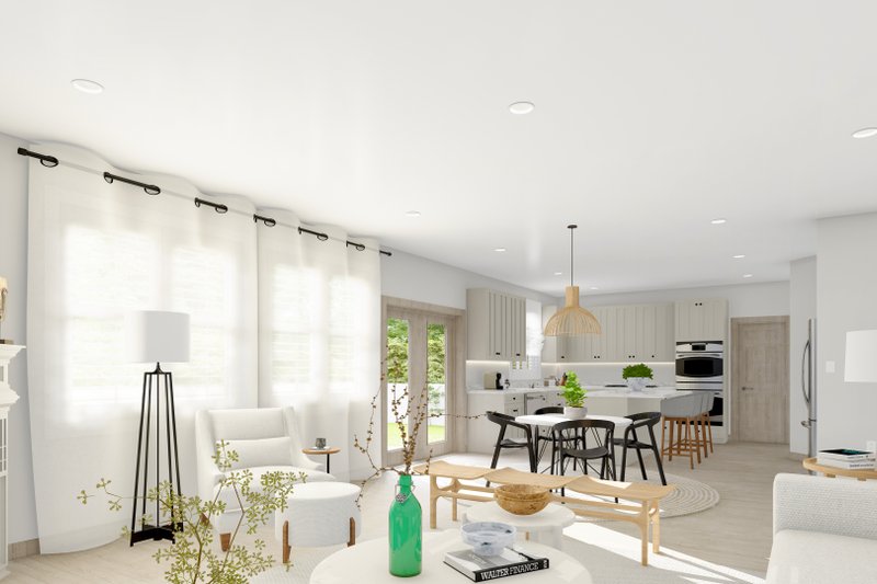 House Plan Design - Interior - Family Room 1 for Traditional House Plan #1060-153 - 5 bed, 4 bath