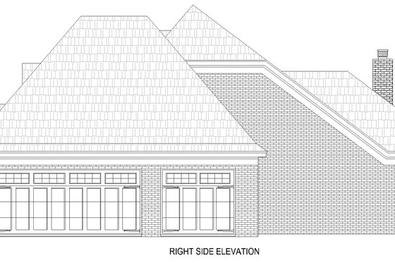 Exterior - Other Elevation 2 for Traditional House Plan #932-682 - 3 bed, 2.5 bath