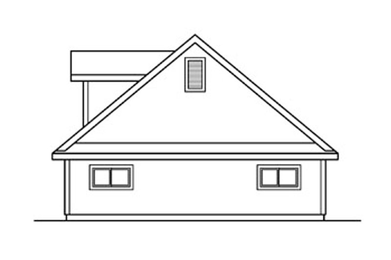 Home Plan - Exterior - Other Elevation 1 for Traditional House Plan #124-653, 0 bath