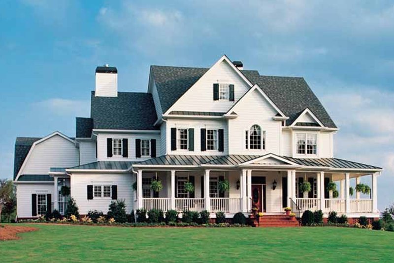 Dream House Plan - Country Exterior - Front Elevation Plan #927-37