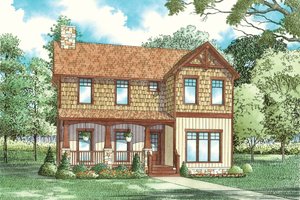 Craftsman Exterior - Front Elevation Plan #17-2909