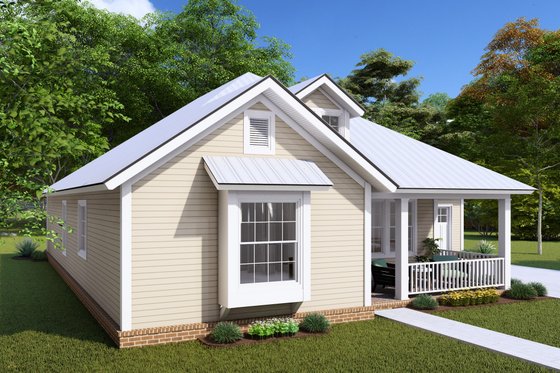 Exterior - Other Elevation 3 for Traditional House Plan #20-1888 - 3 bed, 2 bath