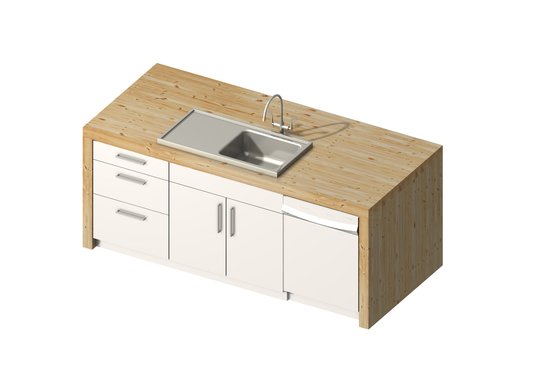 Interior - Other 4 for Modern House Plan #497-57 - 3 bed, 2 bath