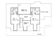 European Style House Plan - 3 Beds 3.5 Baths 2368 Sq/Ft Plan #8-166 