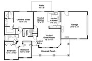 Craftsman Style House Plan - 3 Beds 2 Baths 1484 Sq/Ft Plan #124-695 