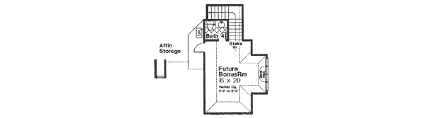 European Floor Plan - Other Floor Plan #310-597