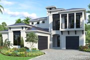 Contemporary Style House Plan - 5 Beds 4.5 Baths 3882 Sq/Ft Plan #930-538 