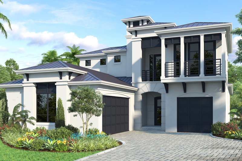 House Plan Design - Contemporary Exterior - Front Elevation Plan #930-538