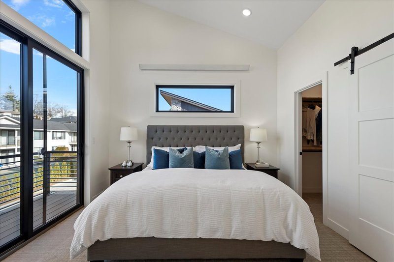 House Blueprint - Interior - Bedroom for Contemporary House Plan #1070-237 - 2 bed, 2.5 bath