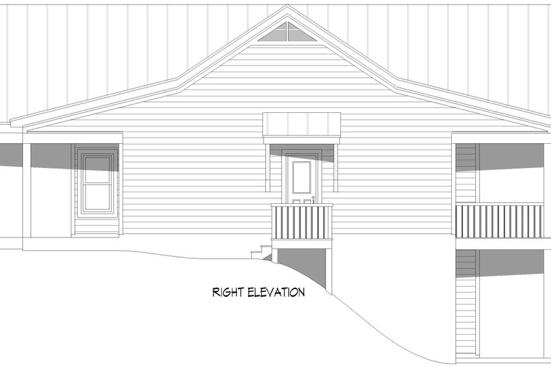 House Design - Exterior - Other Elevation 3 for Craftsman House Plan #932-1085 - 3 bed, 2.5 bath
