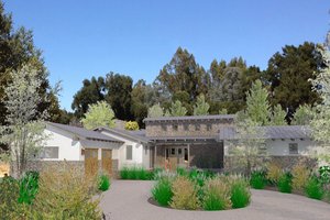 Dream House Plan - Modern Exterior - Front Elevation Plan #484-9