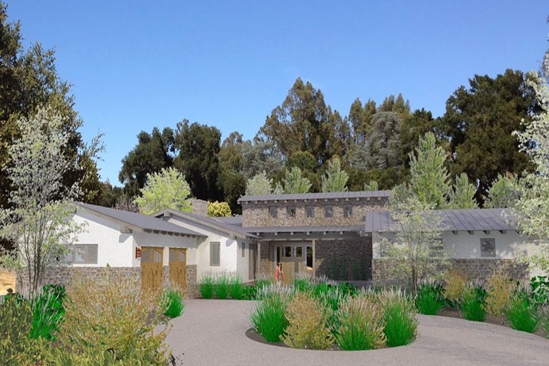 Dream House Plan - Modern Exterior - Front Elevation Plan #484-9
