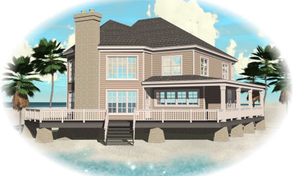 Traditional Style House Plan - 3 Beds 2.5 Baths 2827 Sq/Ft Plan #81