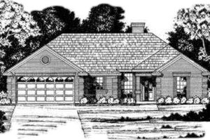 Traditional Exterior - Front Elevation Plan #40-295