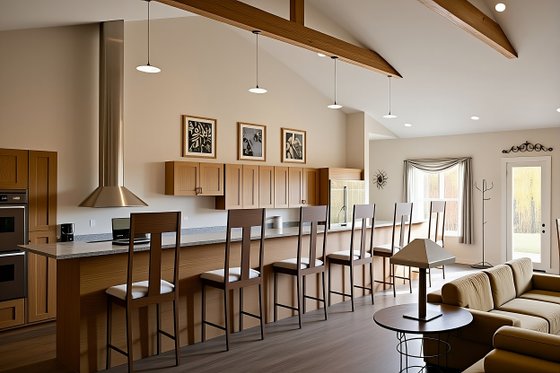 Interior - Kitchen for Barndominium House Plan #1118-5 - 3 bed, 3 bath