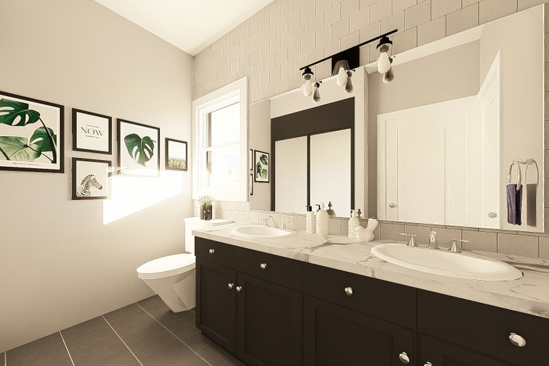 Architectural House Design - Interior - Master Bathroom 1 for Barndominium House Plan #1064-444 - 2 bed, 2.5 bath