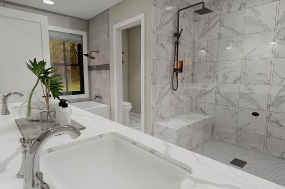 Interior - Master Bathroom for Farmhouse House Plan #51-1374 - 4 bed, 3.5 bath