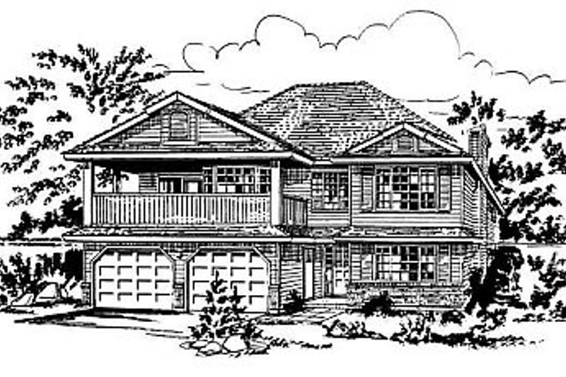 Home Plan - European Exterior - Front Elevation Plan #18-158