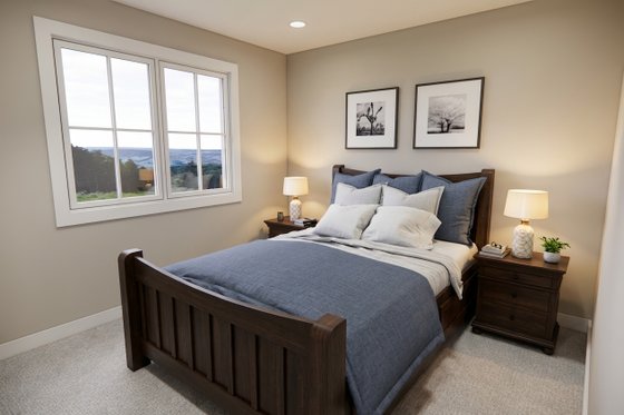 Interior - Bedroom for Farmhouse House Plan #51-1524 - 3 bed, 2.5 bath
