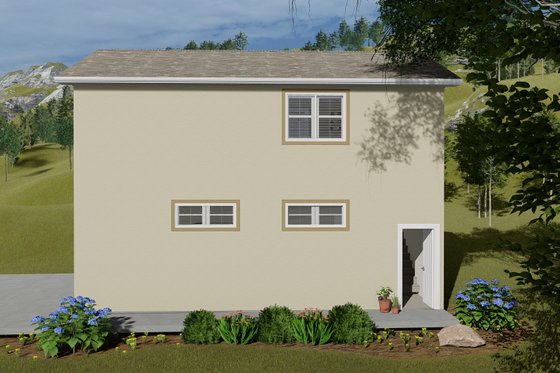 Exterior - Other Elevation for Traditional House Plan #1060-84 - 1 bed, 1.5 bath