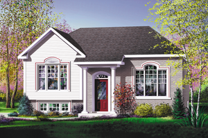 Traditional Exterior - Front Elevation Plan #25-104
