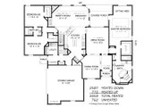 European Style House Plan - 4 Beds 3.5 Baths 3359 Sq/Ft Plan #424-251 