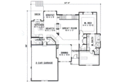 Traditional Style House Plan - 3 Beds 2.5 Baths 2966 Sq/Ft Plan #67-354 