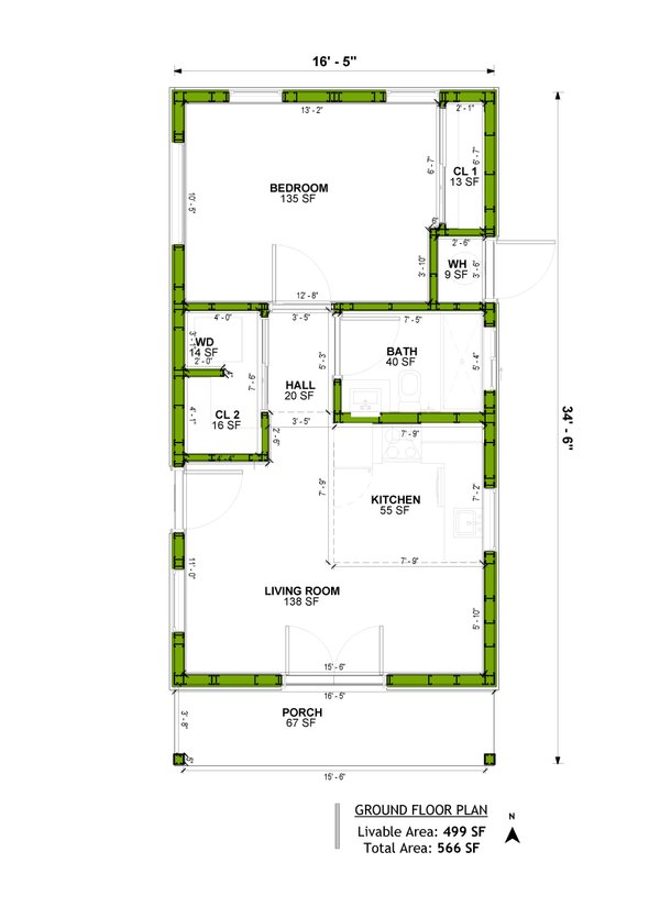 Ranch Floor Plan - Main Floor Plan #1106-73