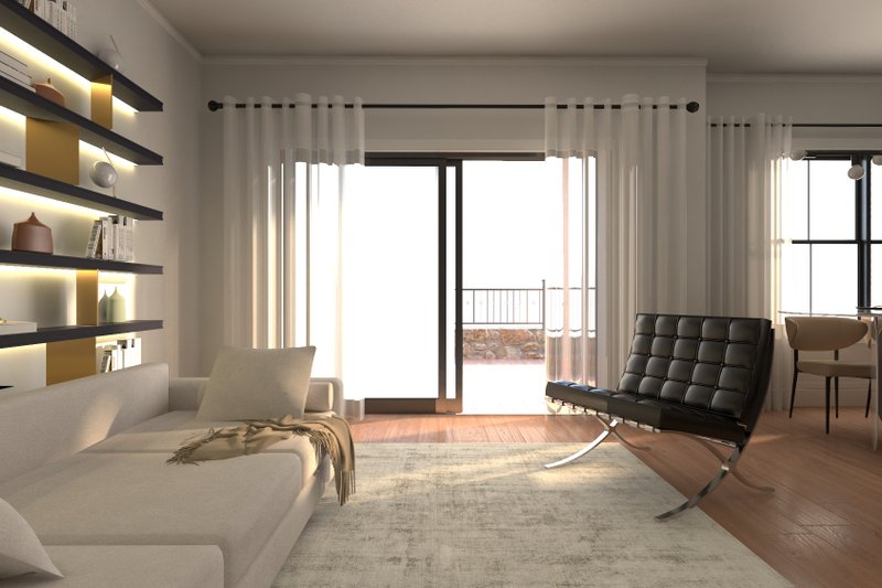 House Plan Design - Interior - Family Room 2 for Modern House Plan #1064-321 - 3 bed, 2.5 bath