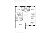 Mediterranean Style House Plan - 5 Beds 4 Baths 2817 Sq/Ft Plan #420-287 