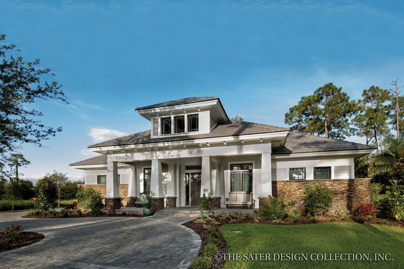Home Plan - Exterior - Front Elevation 5 for Bungalow House Plan #930-19 - 3 bed, 3.5 bath