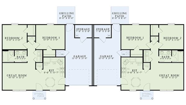 Traditional Floor Plan - Main Floor Plan #17-2406