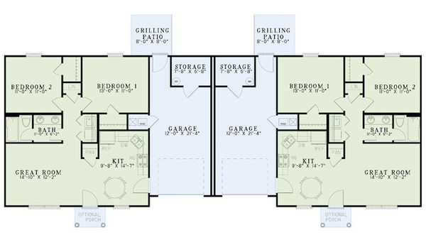 Traditional Floor Plan - Main Floor Plan #17-2406