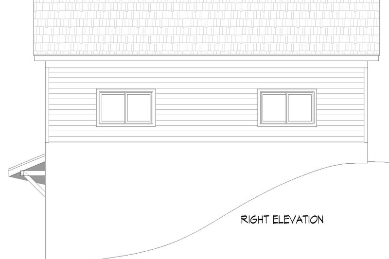 Home Plan - Exterior - Other Elevation 1 for Southern House Plan #932-815, 0 bath
