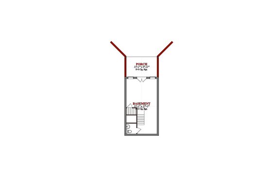 Floor Plan - Lower Floor for Traditional House Plan #63-323 - 5 bed, 3 bath