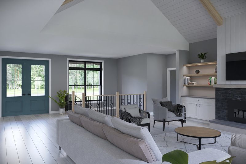 Dream House Plan - Interior - Family Room 1 for Farmhouse House Plan #1089-44 - 3 bed, 2.5 bath