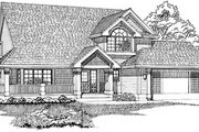 Traditional Style House Plan - 3 Beds 2.5 Baths 2001 Sq/Ft Plan #47-412 