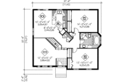 Ranch Style House Plan - 2 Beds 1 Baths 1189 Sq/Ft Plan #25-1163 