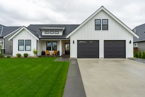 Exterior - Front Elevation 3 for Farmhouse House Plan #1070-21 - 3 bed, 2 bath