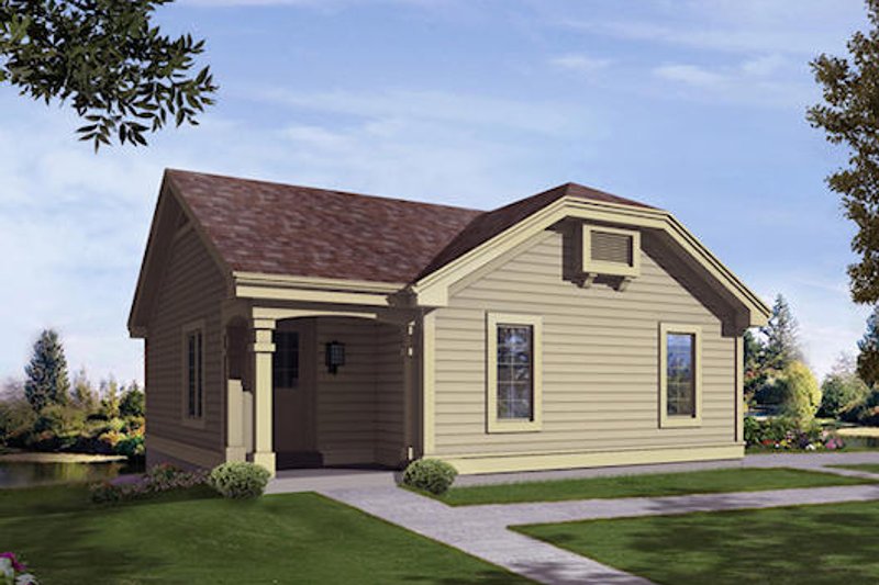Cottage Style House Plan - 2 Beds 1.5 Baths 1142 Sq/Ft Plan #57-399